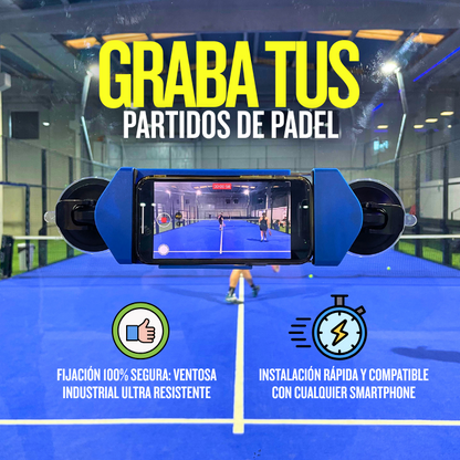 Soporte Móvil para Grabación de Pádel