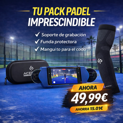 Pack Soporte de Grabación + Funda + Manguito para el Codo