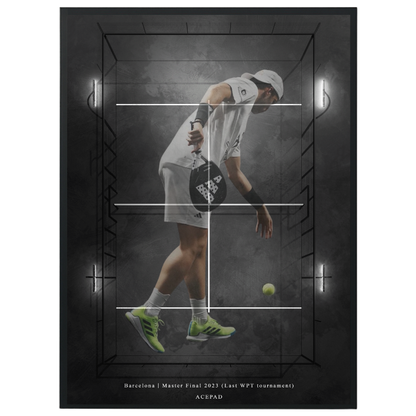Cuadro con colgador de pádel - Edición Personalizable