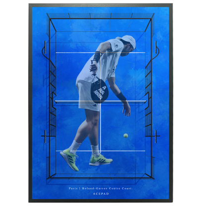 Cuadro con colgador de pádel - Edición Personalizable