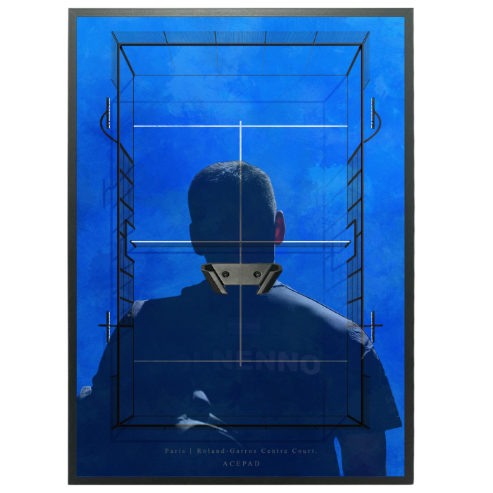 Cuadro con colgador de pádel - Edición Personalizable